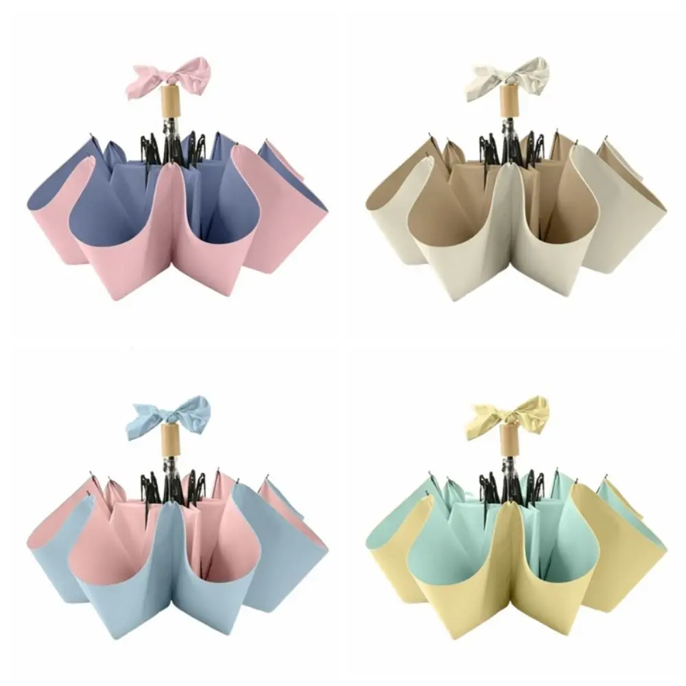 

UV Protection Color Glue Umbrella UPF 50+ All-weather Rain or Shine Folding Umbrella Lightweight Thickened Mini Sun Umbrella