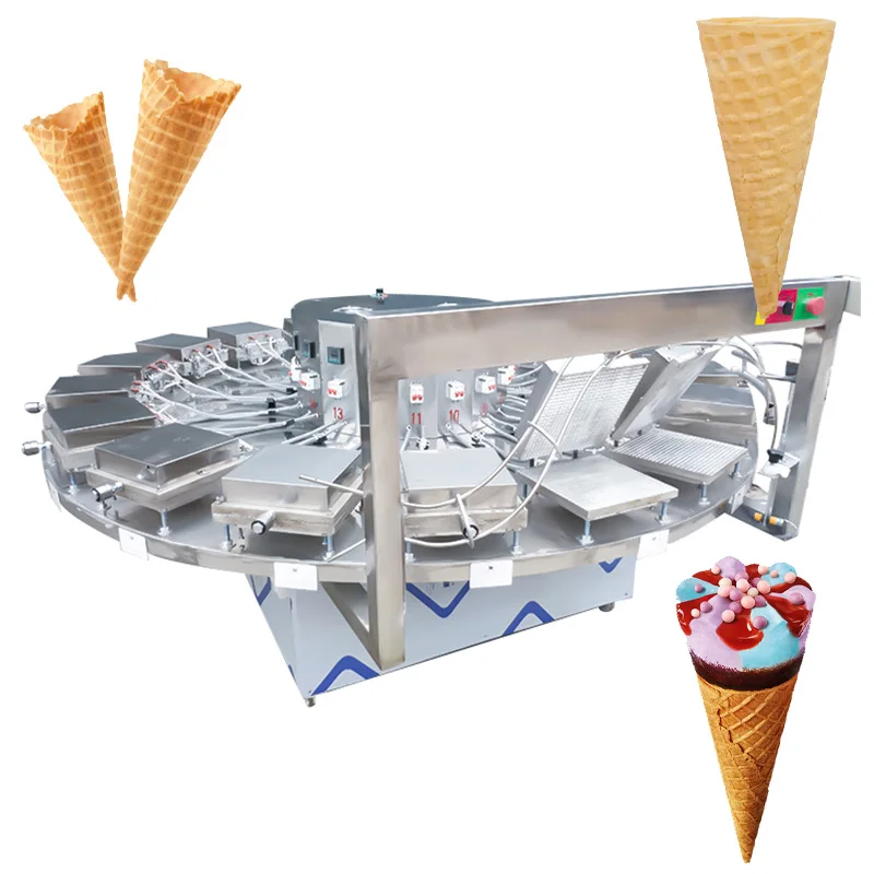 Industrial Rolled Sugar Cone Machine Egg Rolls Making Machine Ice Cream Cone Machine With Factory Price