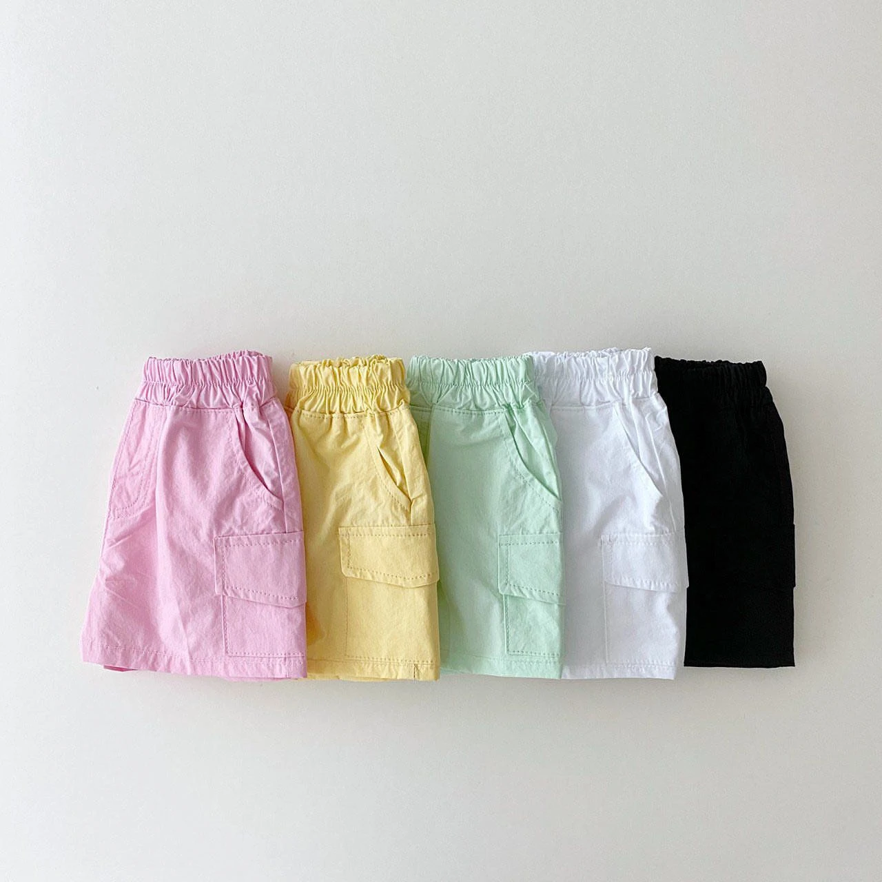 Children Shorts for Boys Girls Kids Clothes Summer Macarone Color Baby Short Cotton Linen Pants Casual Sports Shorts  0-3Y