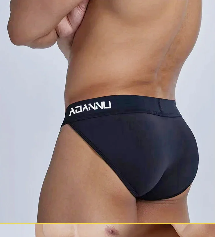 Calzoncillos de Algodón para Hombre, Corte Alto, Transpirables, Elásticos, de Cintura Baja, Suaves y Cómodos para Uso Diario