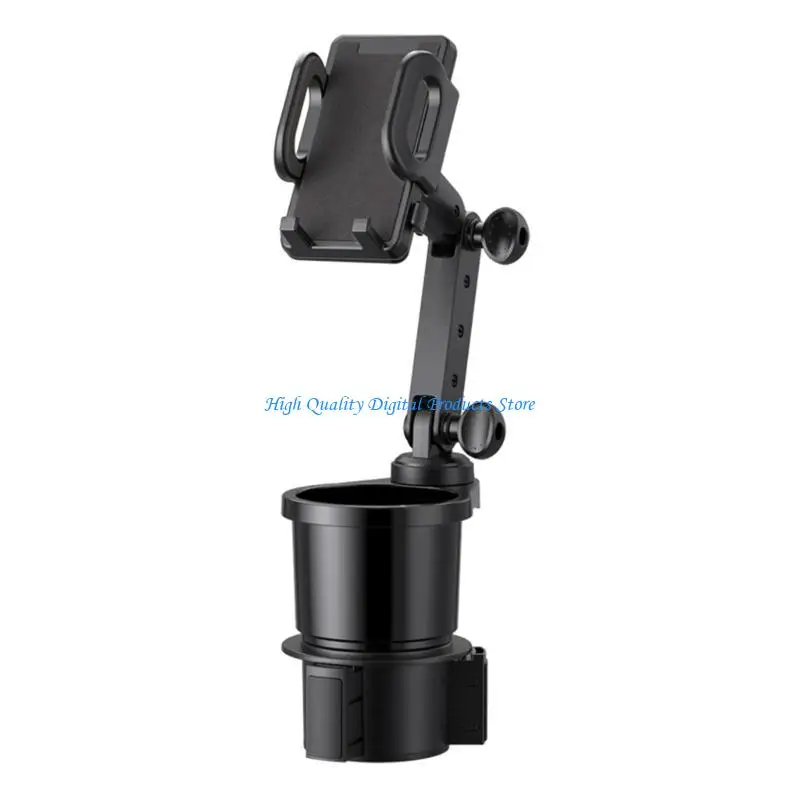 

U2JE 2 in 1 Car Cup Holder Phone Mount Cellphone Cup Holder Car Mount Car Cup Phone Stand Expander 360 Degree Rotating Stand