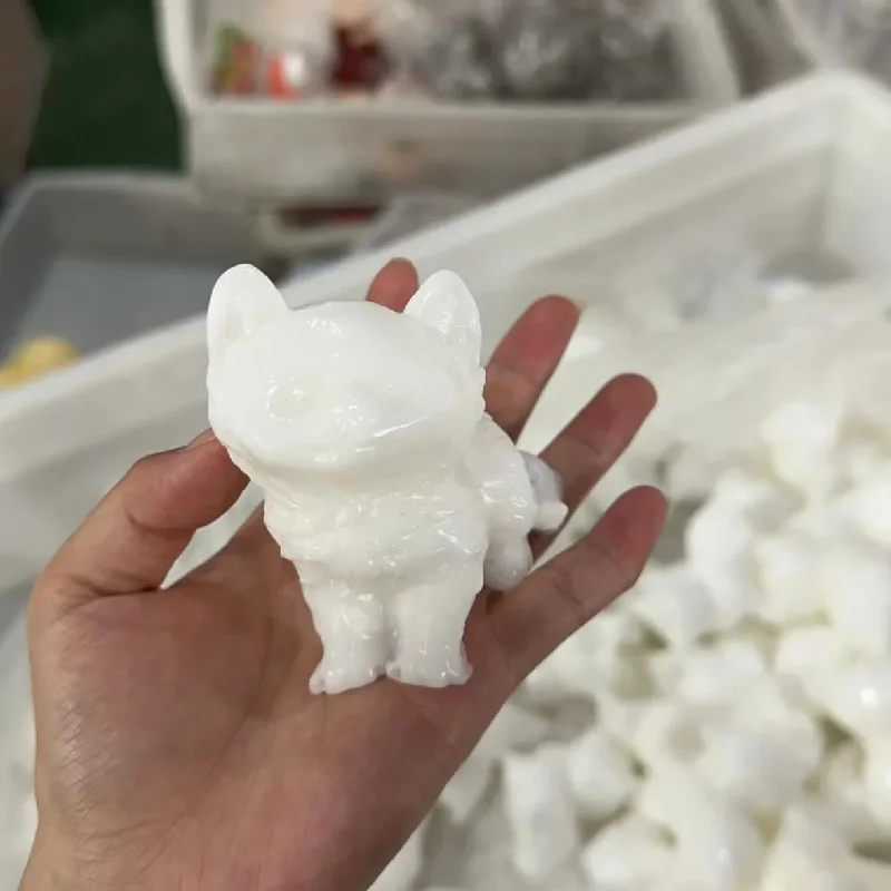 

Taba Squshy DIY Kawaii Raw White Embryo Schnauzer Teddy Cat Dog Seal Soft Sticky Squeeze Toy Handmade Color Makeup Holiday Gifts