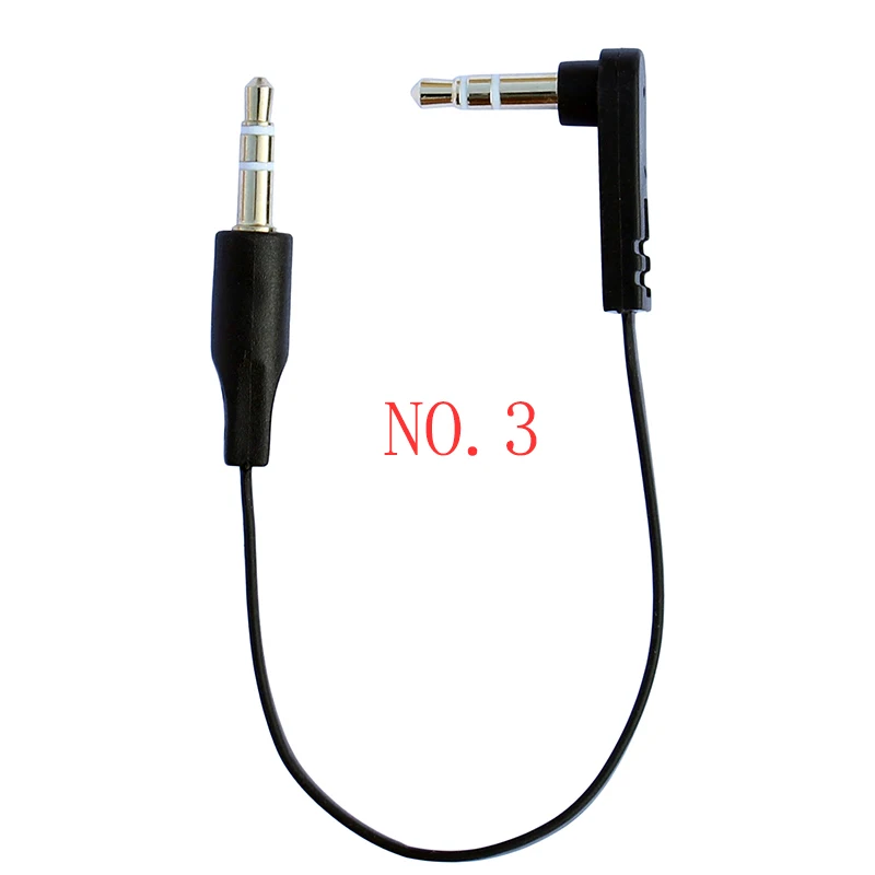 Câble audio coudé à 90 degrés pour voiture, câble court de forme plate, mâle à mâle, AUX, 15cm, 3.5mm