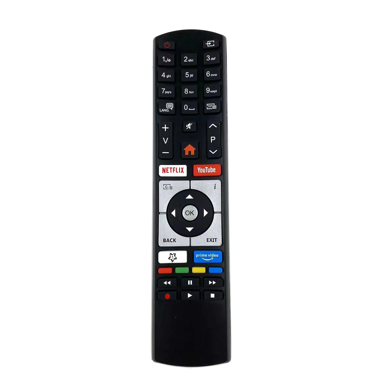 

RC4318 Remote Control for Vestel Finlux Telefunken Edenwood 4K Smart Television RC4318P RC4390 RC4390P RC4391P