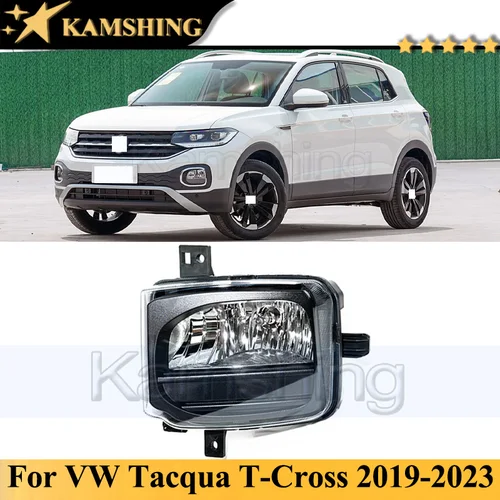 Kamshing luz antiniebla del parachoques delantero para VW Volkswagen t-cross TACQUA 2019-2023 luz de circulación diurna DRL luz antiniebla