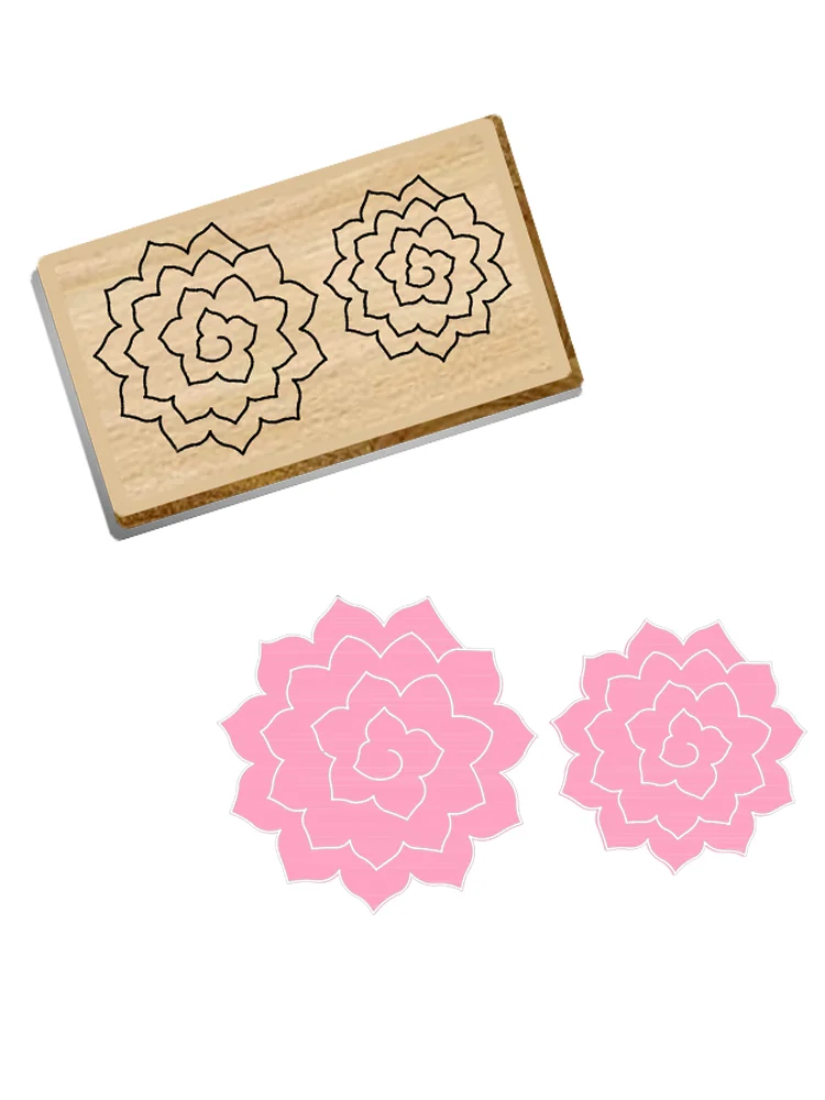 

SIZZIXDIES 1piece 10 inch flower wooden cutting dies is suitable for most machines