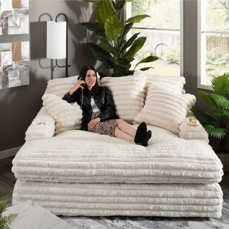 Kawaii جديد وصول غرفة المعيشة الأرائك فريدة من نوعها الأبيض الفاخرة الحديثة صالة أريكة استرخاء الشمال شرفة Divani Da Soggiorno الأثاث