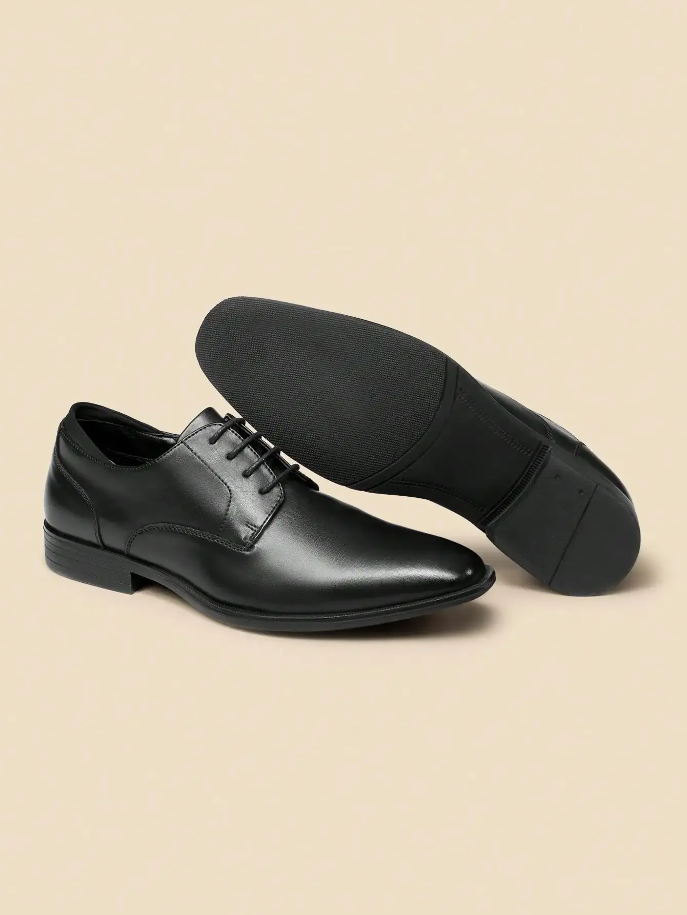 

Men's Black Oxford Dress Shoes Formal Business Wedding Office Lace Up