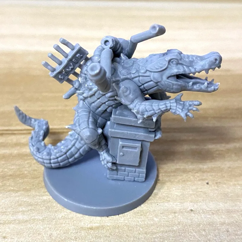 Lot The Sewer Crocodile Chupacabra Abductor Abomination Miniatures Zombicide 2nd Edition Board Game Minis Kickstarter TRPG