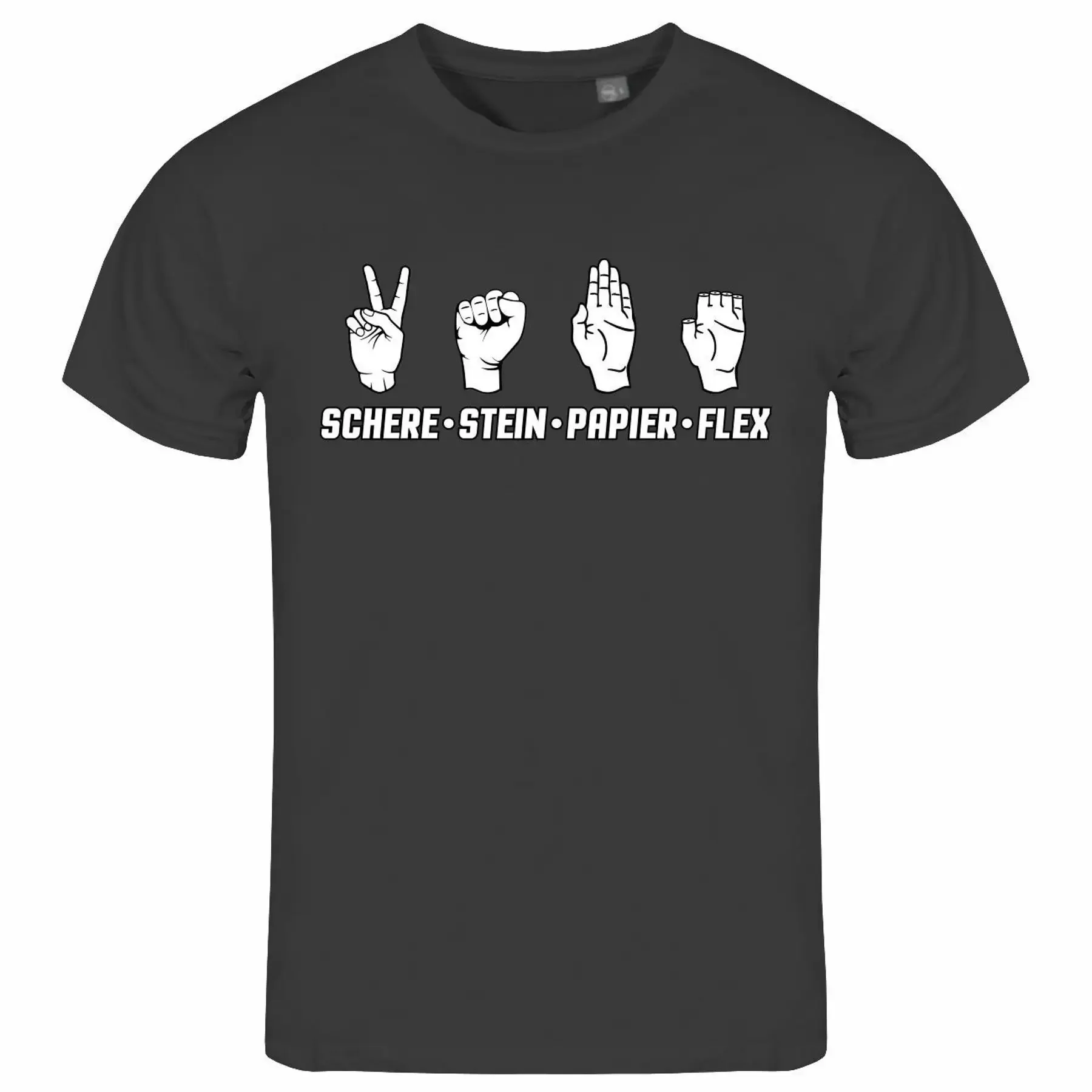 Mens T Shirt Scissors Stone Paper FLEX S to XXL Craftsman Professional Job Accident