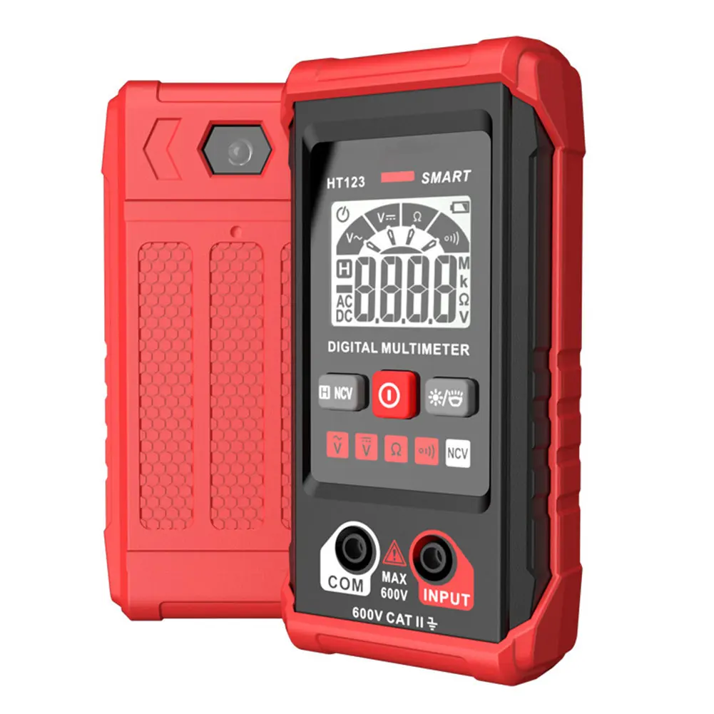 Easy to Use Digital Multimeter with Backlight Non Contact Voltage Detection and Measurement Features for Daily Tasks