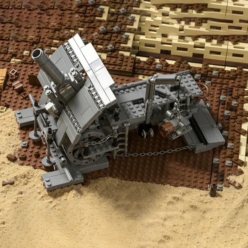 Heavy Equipment Lego - Modelo de Morteiro de Assalto Pesado