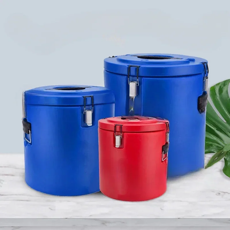 SLT-001T 3-Piece Set Strong Cooler Box round Ice Bucket - 15/30/60L Capacities Keep Cold And Warm Popular Outdoor Entertainment