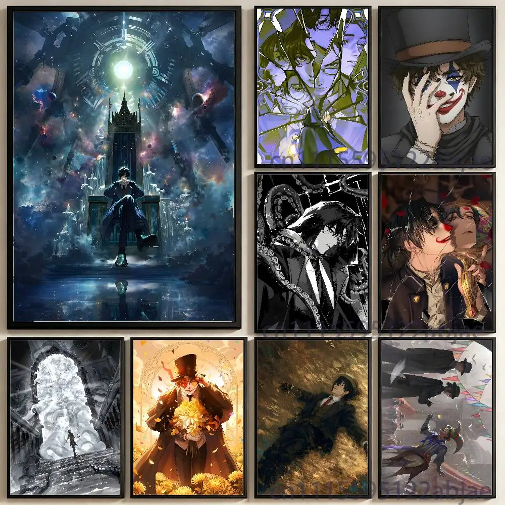 L-Lord of Mysteries Poster Waterproof HD Wall Art Decal Self-Adhesive Aesthetic Decor For Home Living