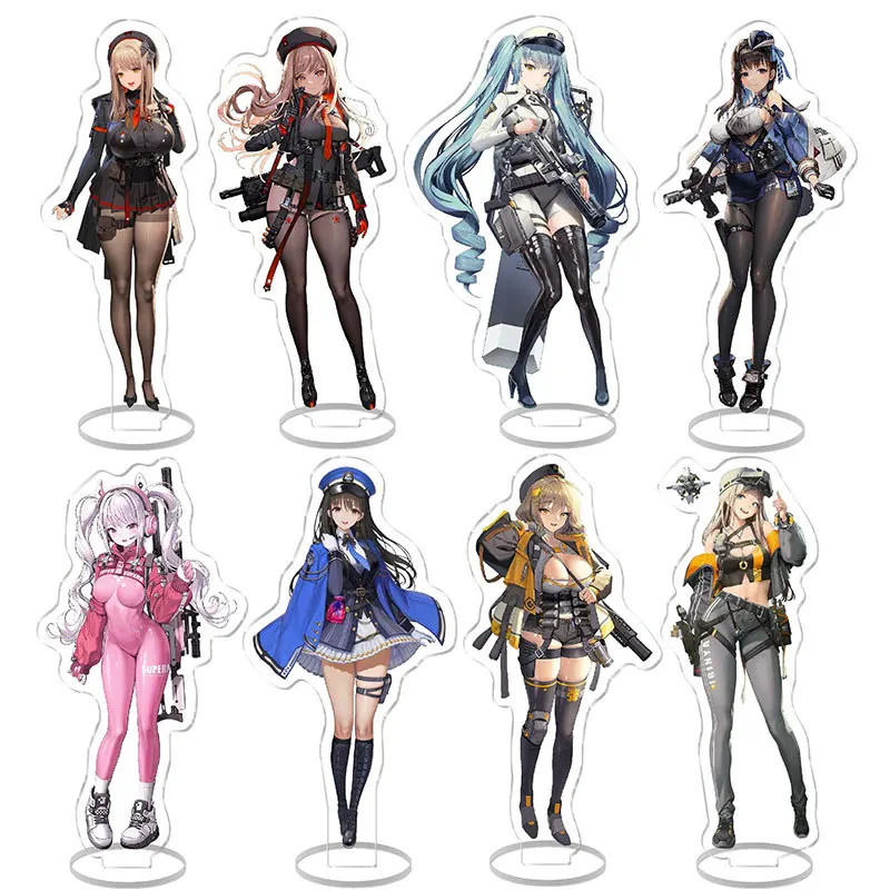 New Anime Nikke The Goddess of Victory Stand Acrylic Figure Emma Miranda Standing Model Plate Desktop Cosplay for Women Men Gift