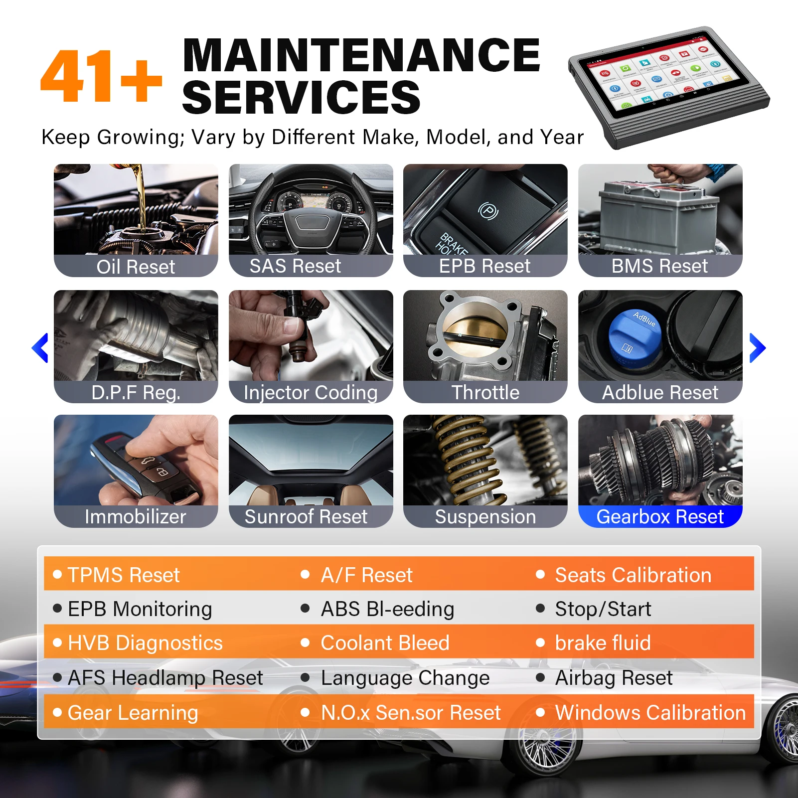 LANCERING X431 V+ 5.0 Diagnostische Hulpmiddelen 10 