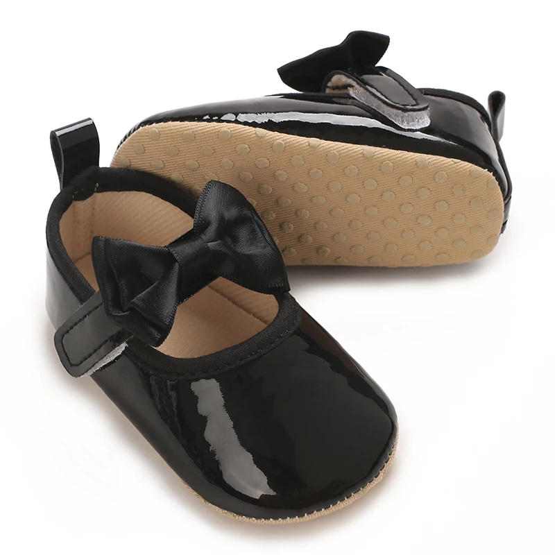 0-18M Women's Baby Shoes Fashionable Classic Mary Jane Princess Shoes PU Rubber Sole Anti slip Walking Shoes