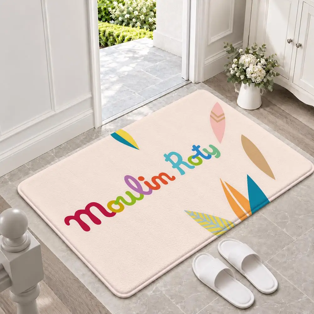 brand Moulin Roty Floor Mat Doormat Non-Slip Floor Mat Rug for Bathroom Kitchen Entryway Indoor Outdoor Home Decor
