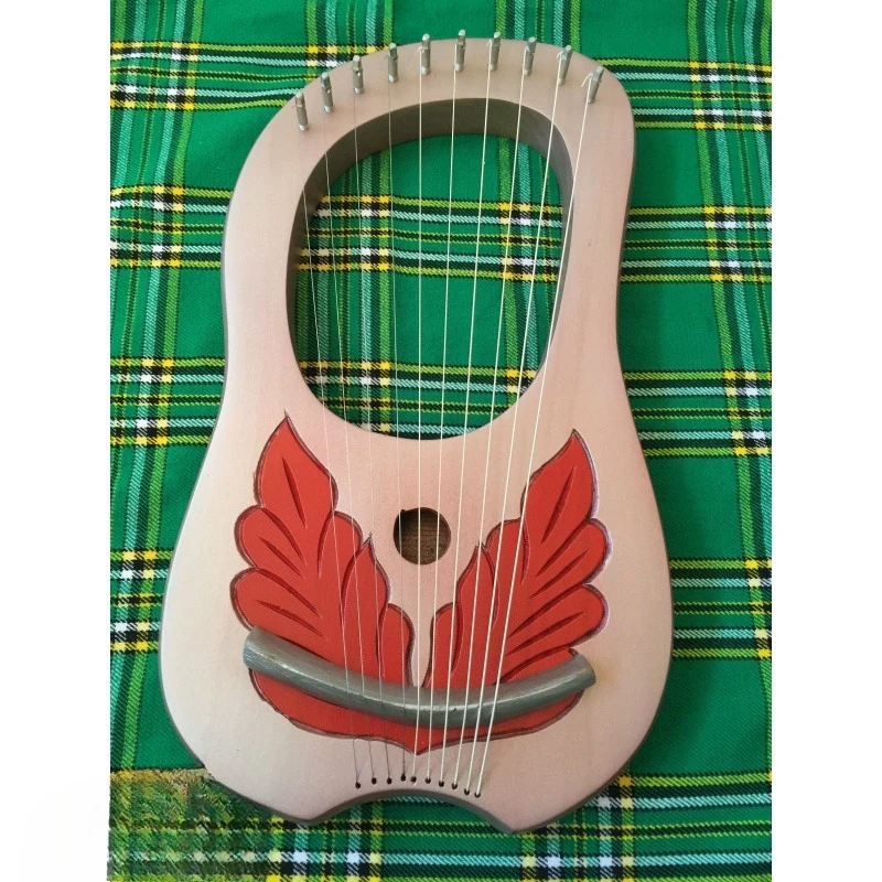Instruments, lyre, harp 10 strings, harp