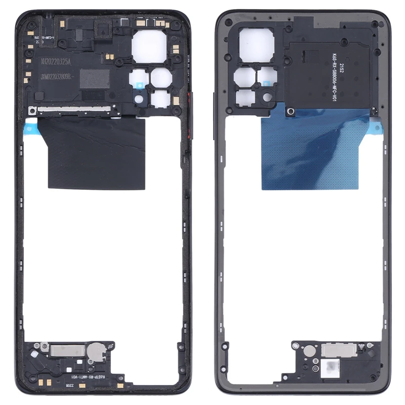 For Xiaomi Redmi Note 12 Pro 4G ‎2209116AG, 2209116AG Middle Frame Housing Bezel  Front Frame Chassis With NFC Parts