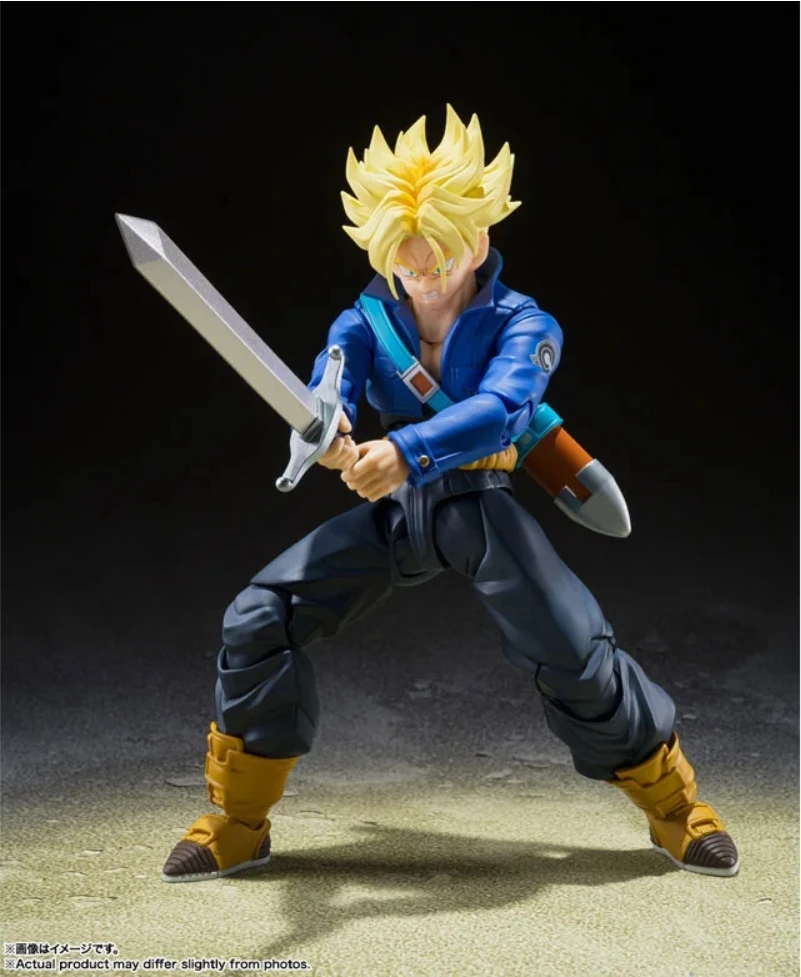 100% Original Bandai SH Figuarts SHF Trunks Boy from the Future Action Figures Dragon Ball Z In Stock Anime Collection Figura