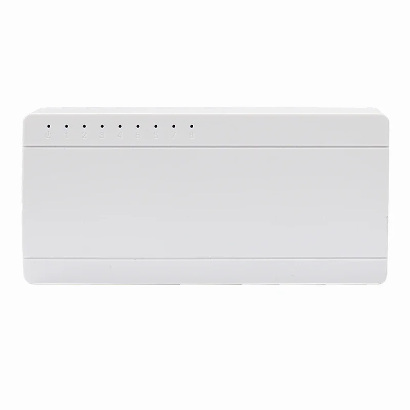 Conmutador Ethernet Gigabit de 8 puertos, conmutador de red de escritorio de 10/100/1000Mbps, Plug & Play, MDI/MDIX automático, concentrador LAN RJ45 para oficina en casa