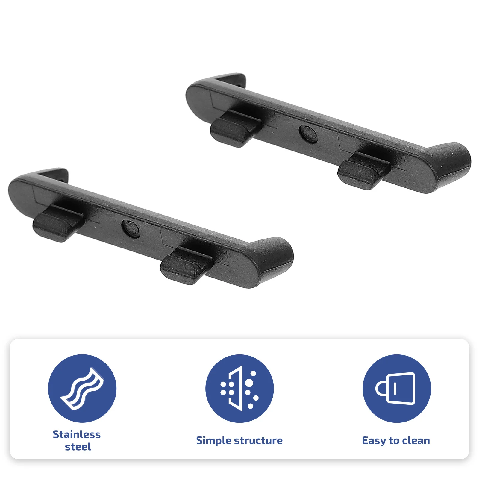 2 szt. Łącznik do paska zegarka, mocny metalowy łącznik do wymiany paska, łatwe montaż, bezpieczne połączenie dla wszystkich standardowych zegarków