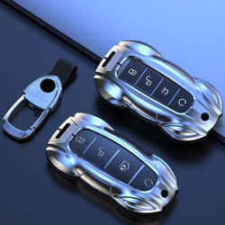 Metal Car Remote Key Cover Case Holder Shell Fob For BYD New ATTO 3 Atto 2 Song Pro Shark 6 Dolphin Mini Seal U 05 Sealion 07 EV