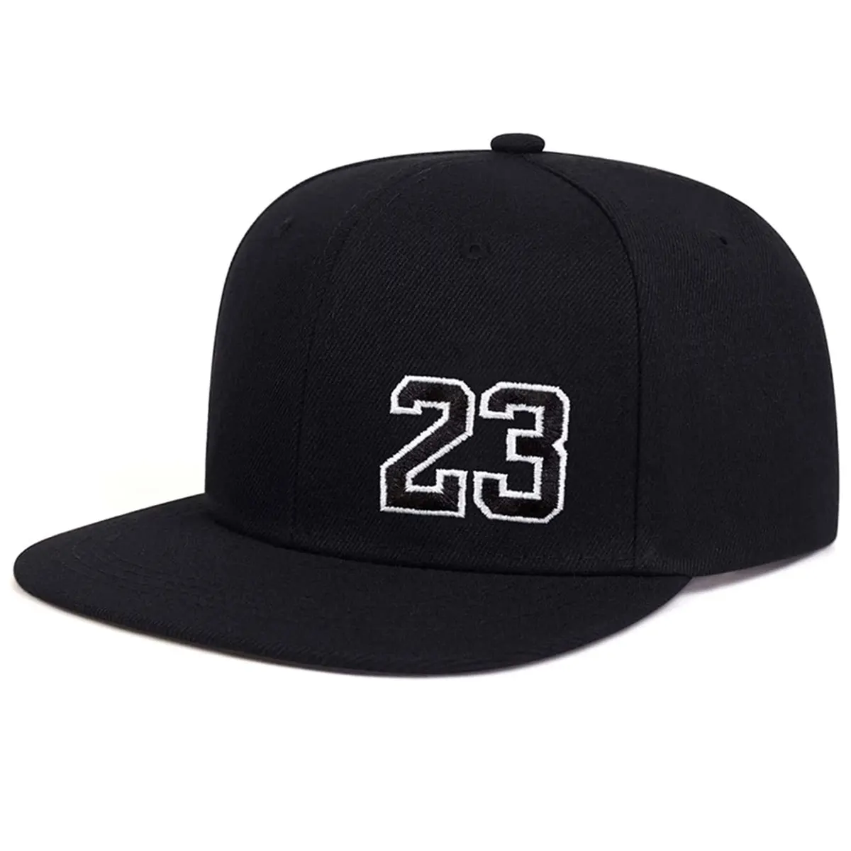 1 pezzo unisex numero 23 ricamo cappello hip-hop protezione solare regolabile per esterni cappello per il tempo libero primavera autunno viaggi turismo vacanza