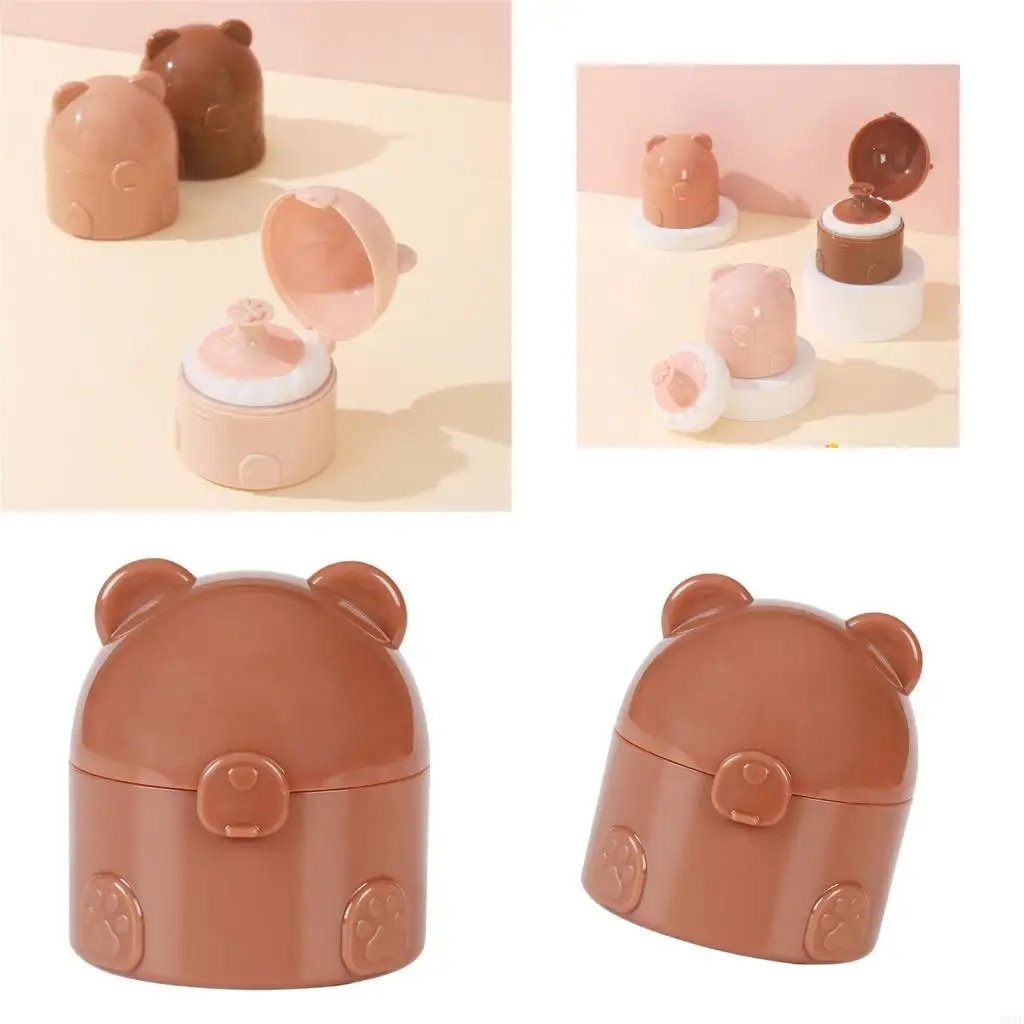 

K8GF Hygienic Baby Powder Dispenser Box с мягким затяжкой для нежных новорожденных защиты кожи