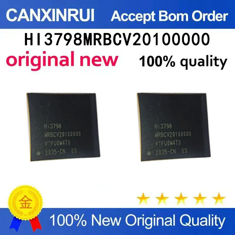 (5pcs-100pcs）HI3798MRBCV20100000 HiSilicon Video Processing Chip HI3798 Brand New 2010D00
