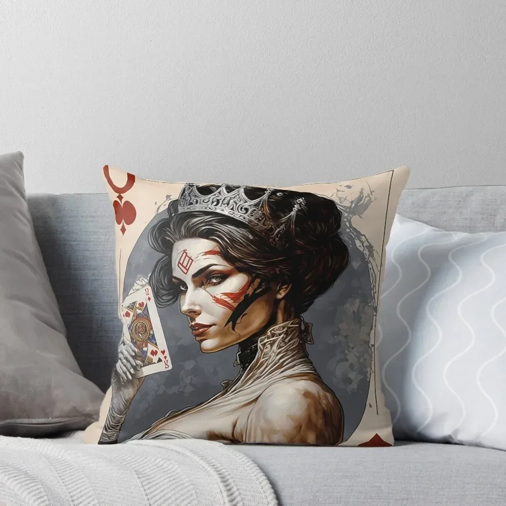 

Queen Of Spades Throw Pillow Couch Pillows Sofa Cushions christmas decorations 2025 pillow