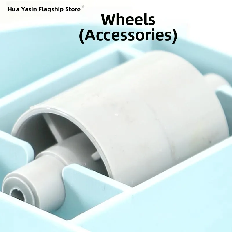 Detachable Embedded Roller Storage Box Accessories Universal Bottom Wheel for Organizer Box Modern Style Outdoor Use