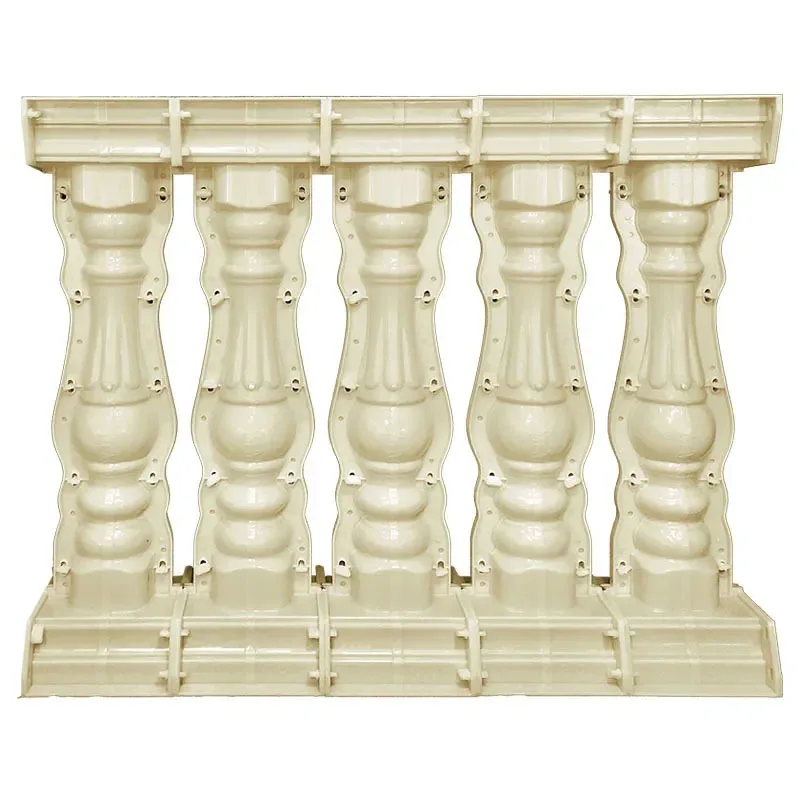 European Roman Column Mold Villa Line Handrail Balcony Guardrail Cast-in-place Vase Column Cement Railing Mold Outdoor Mold