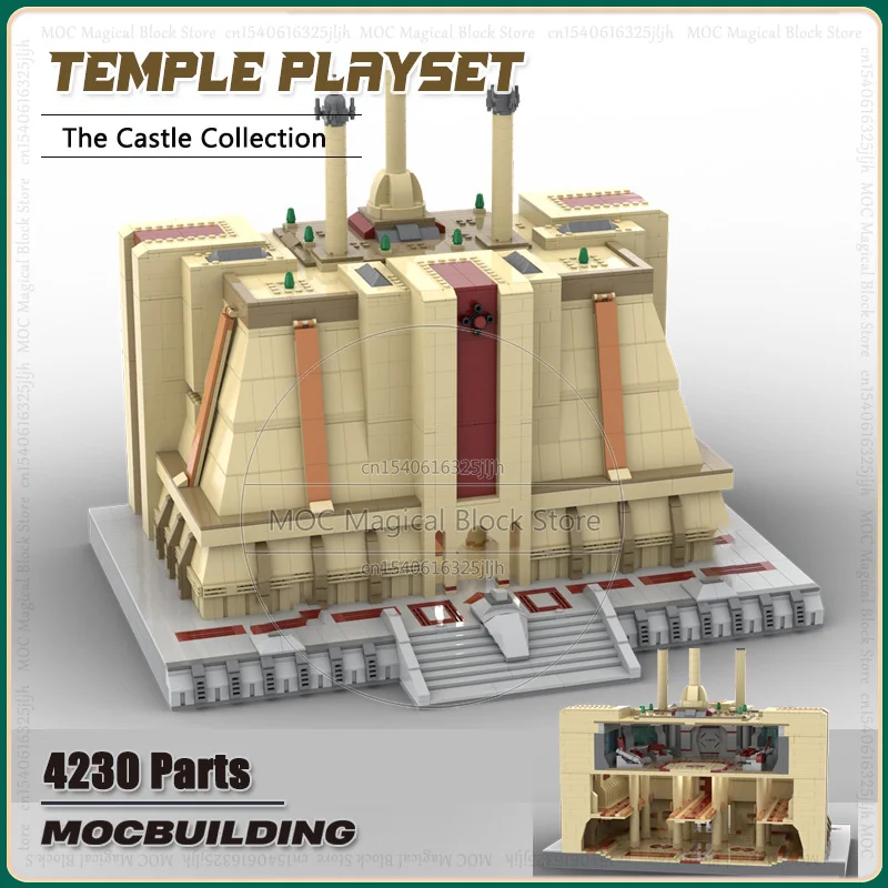 

Movie Castle MOC Building Blocks Temple Playset Architecture Display Technology Bricks DIY Assembly Diorama Model Toys Xmas Gift