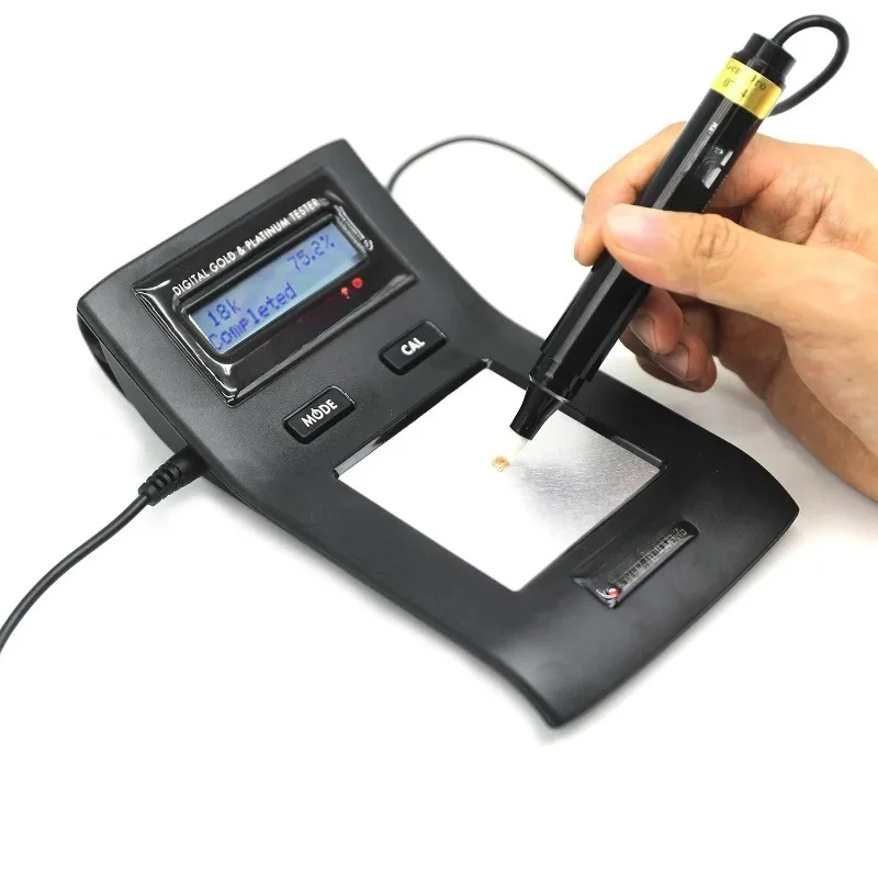 

6-24K Gold Tester Machine New Condition Jewelry Tool Equipment for Gold & Platinum Density Testing Made of Metal & Rubber