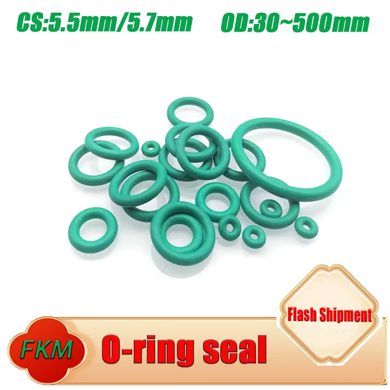 FKMCS5.5/5.7mm Fluororubber O-ring Oil Seal Gasket Waterproof and High Temperature Resistant