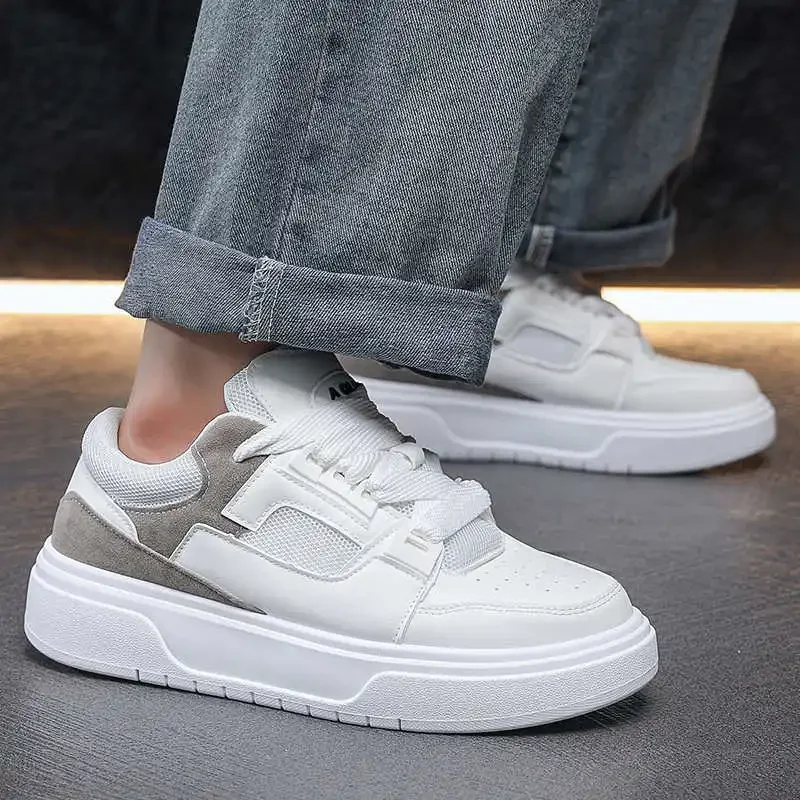 

Red Basketball Men's Sports Shoes White Vulcanized Men's Sneakers Athlete Trends Loofers Boty Famous Brand Particular
