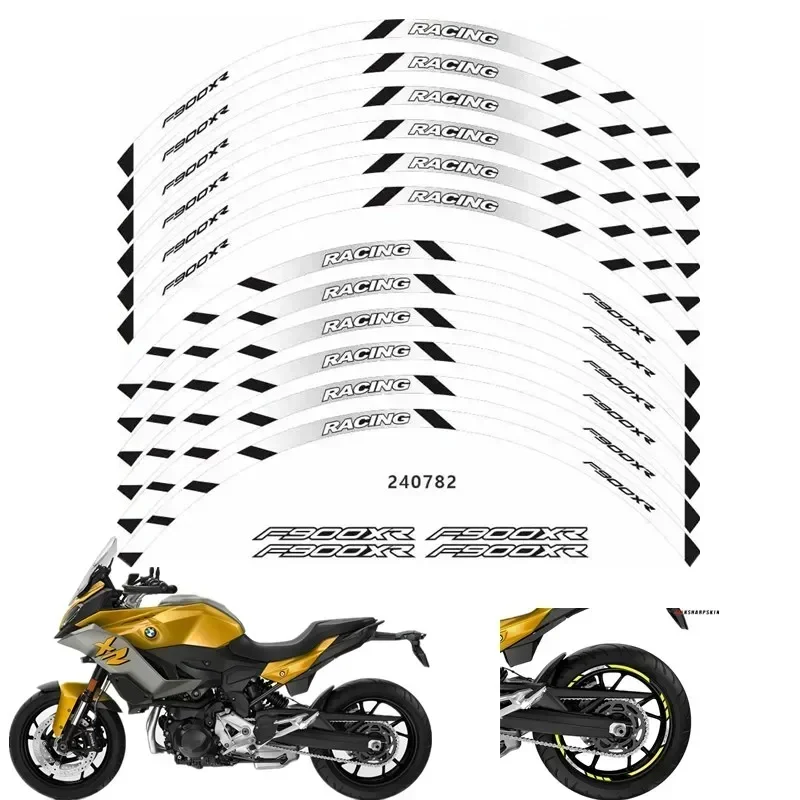 Dla e BMW F900XR Części motocyklowe Naklejka dekoracyjna na koło konturowe - 5 silników