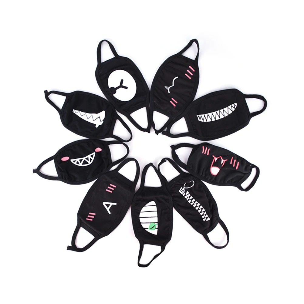 قناع وجه قطني لطيف مضاد للغبار والضباب وقناع فم للتنفس البارد لحماية ركوب الخيل في الهواء الطلق