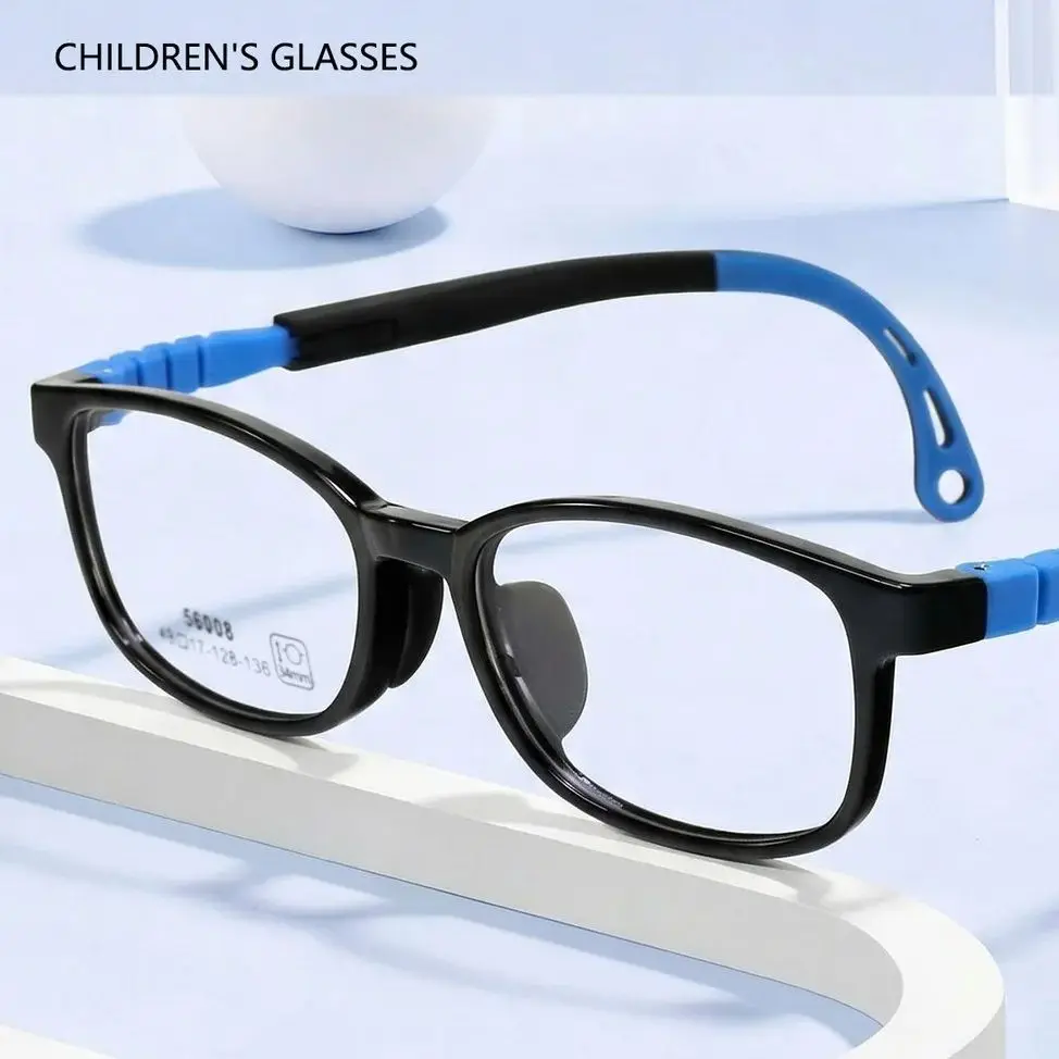 New Ultra Light Fashion TR90 Silicone Eyeglass Frame Boys Girls Teenagers Children Myopia Prevention Control Eyeglasses Frames