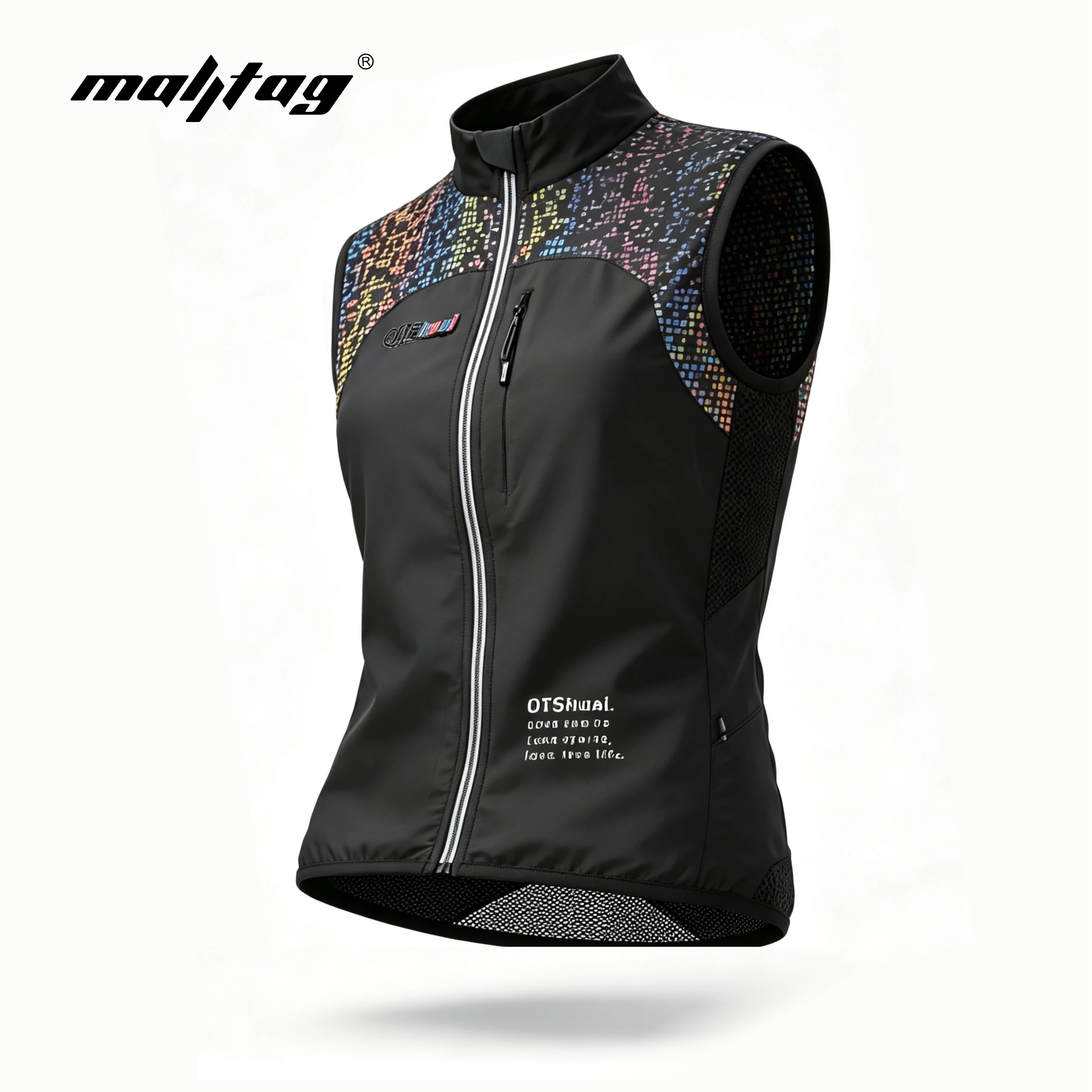 SDIG 2027 Women's Lightweight Sleeveless Road Bike Gilet, Reflective Fabric Ladies Cycling Vest