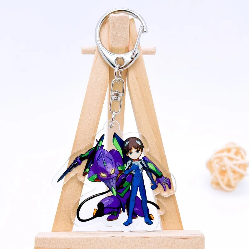 

Neon Genesis Evangelion EVA Ayanami Rei Asuka new anime acrylic keychain bag for men and women is exquisite and small pendant