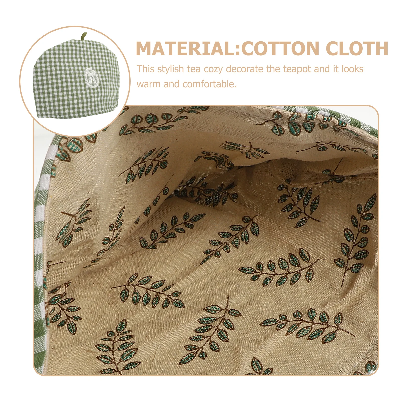 

Printing Tea Cozy Teapot Warm Cover Anti-Scald Stylish Decorative Insulated Kettle Cover for Home and Travel Tea Cozy