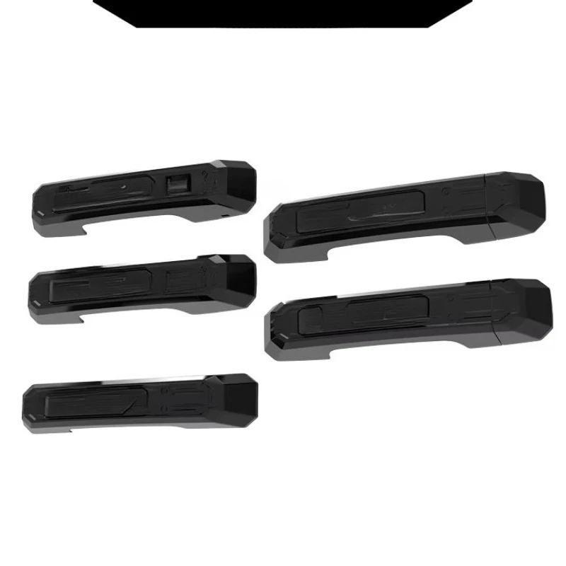 Black 4x4 Shockproof Door Handle for Adventure Gear Exterior Accessories