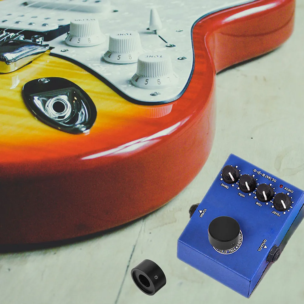 1Set Sturdy Metal Guitar Effects Pedal Footswitch Topper Caps Protect Switches Extend Lifespan Compact Lightweight Pedal