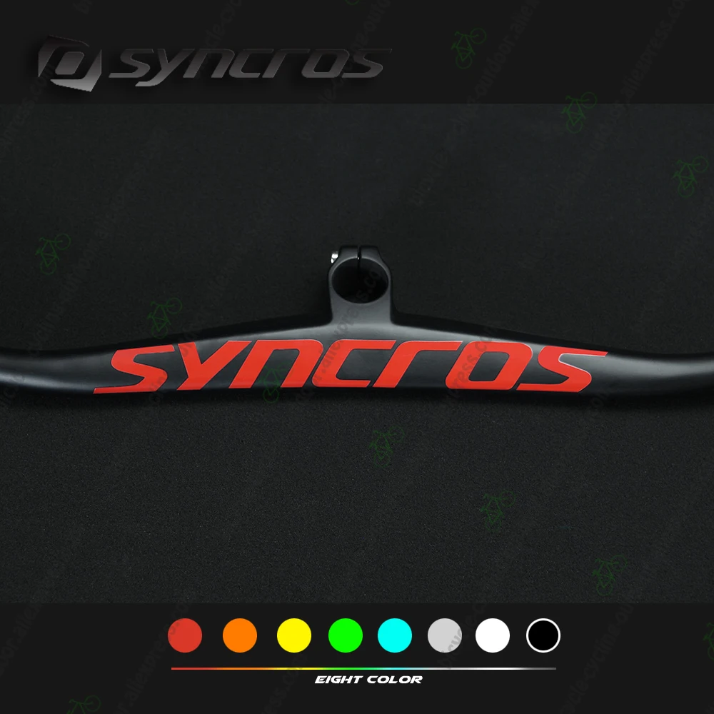 SYNCROS Integrated Handlebar MTB Bike Carbon Bar Riser 2 Degree With 40/50/60/70mm Stem MTB Handlebar Bicycle Parts