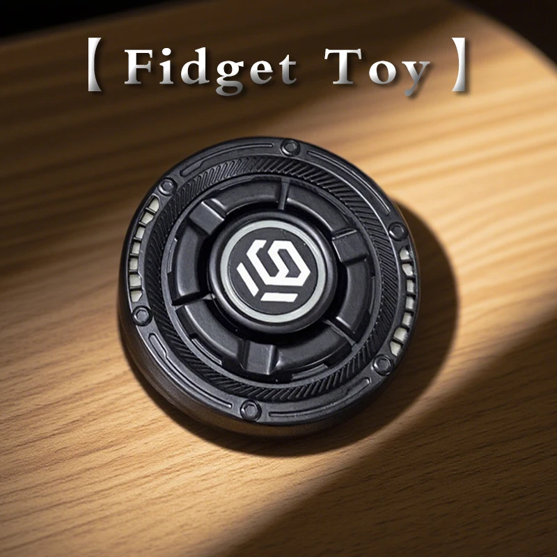 1. فيدجيت سبينر، لعبة سبينر يدوية مضادة للإجهاد للبالغين والأطفال، ألعاب حسية للتوحد ADHD، مخلص تركيز معدني #5