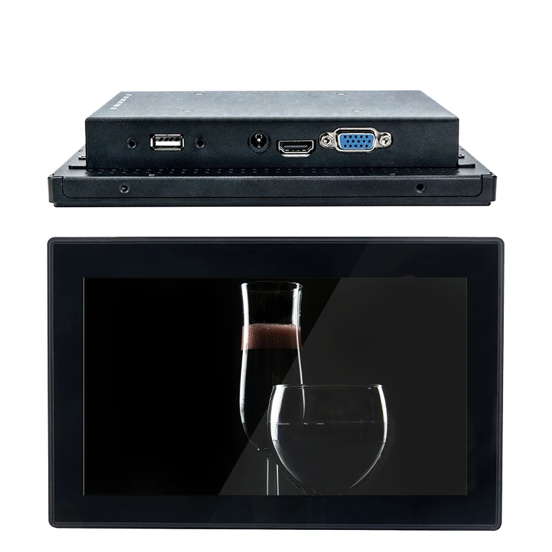 

2026unique 7-дюймовый промышленный металлический корпус с сенсорным экраном, ЖК-интерфейс USB без системы