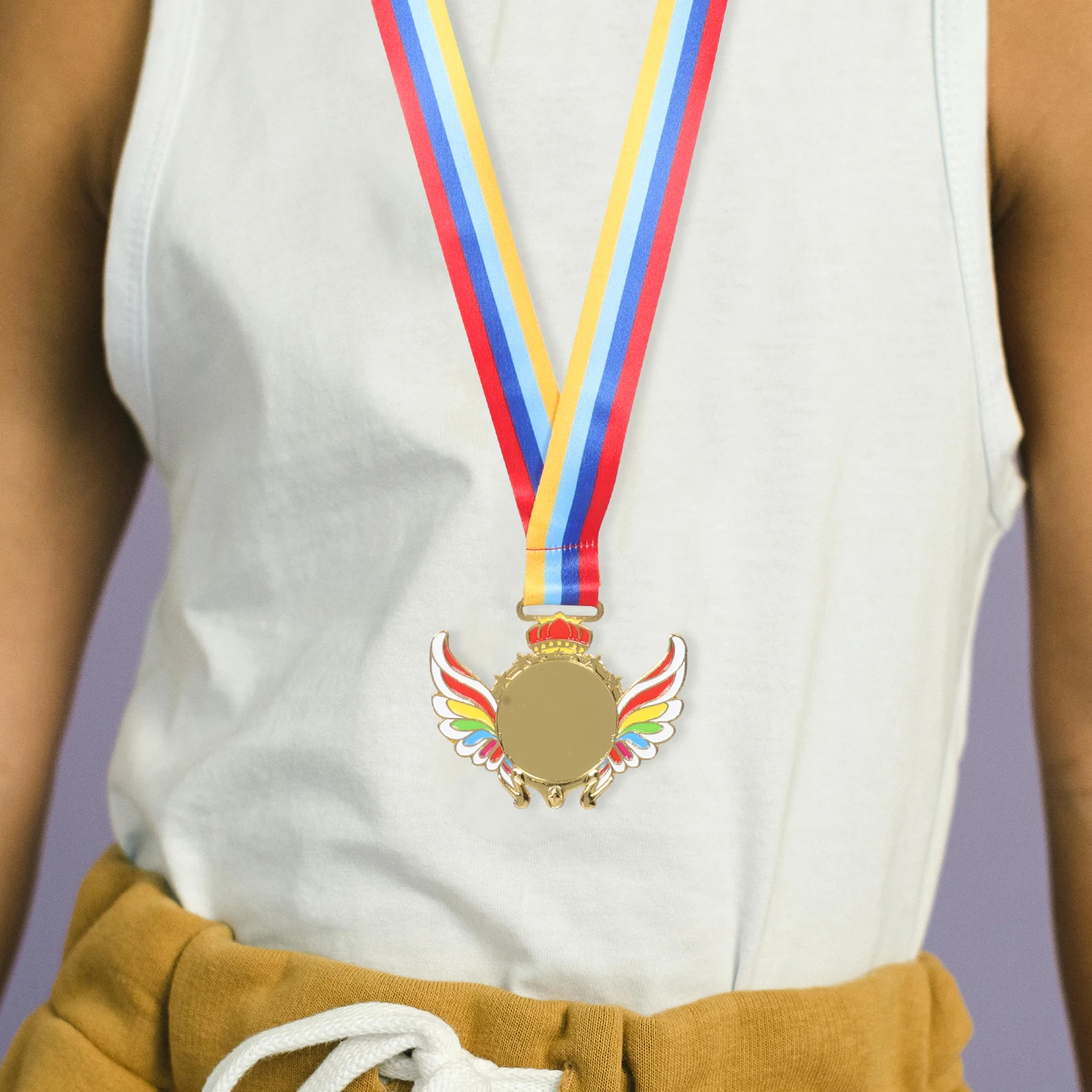 

Sports Medal Award Medals Plastic Trophies for Kids Football Achievement Student Basketball Party Favors Recognition Victory